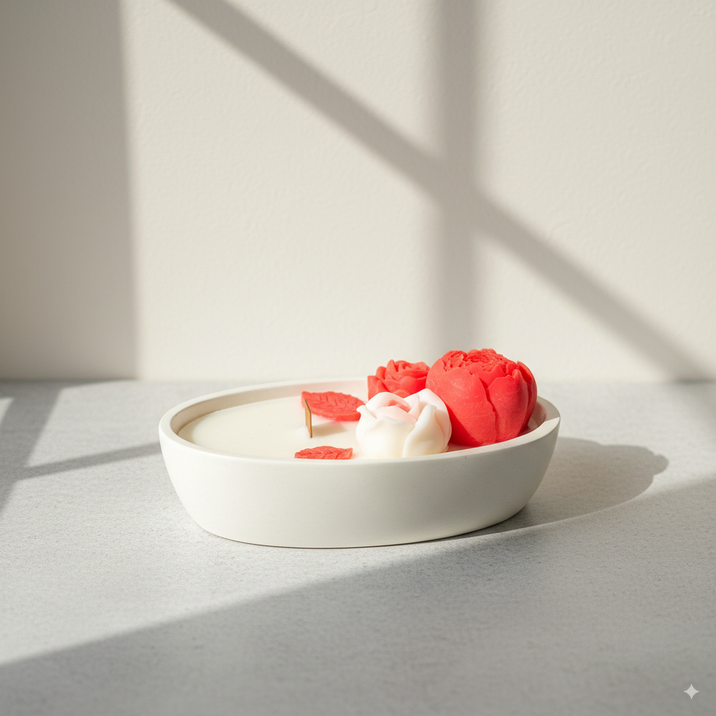 "Rose Island" Candle