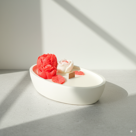 "Rose Island" Candle