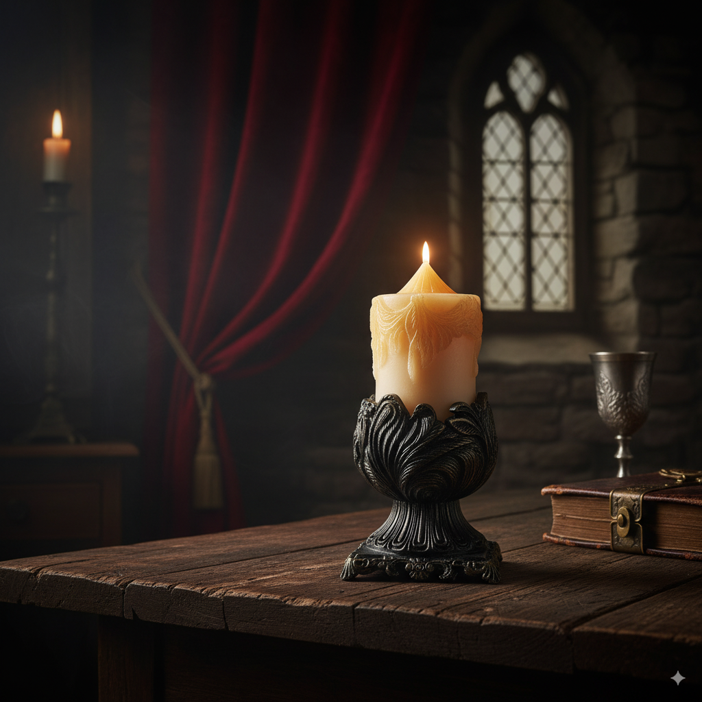 "Eternal Radiance" Candle with holder