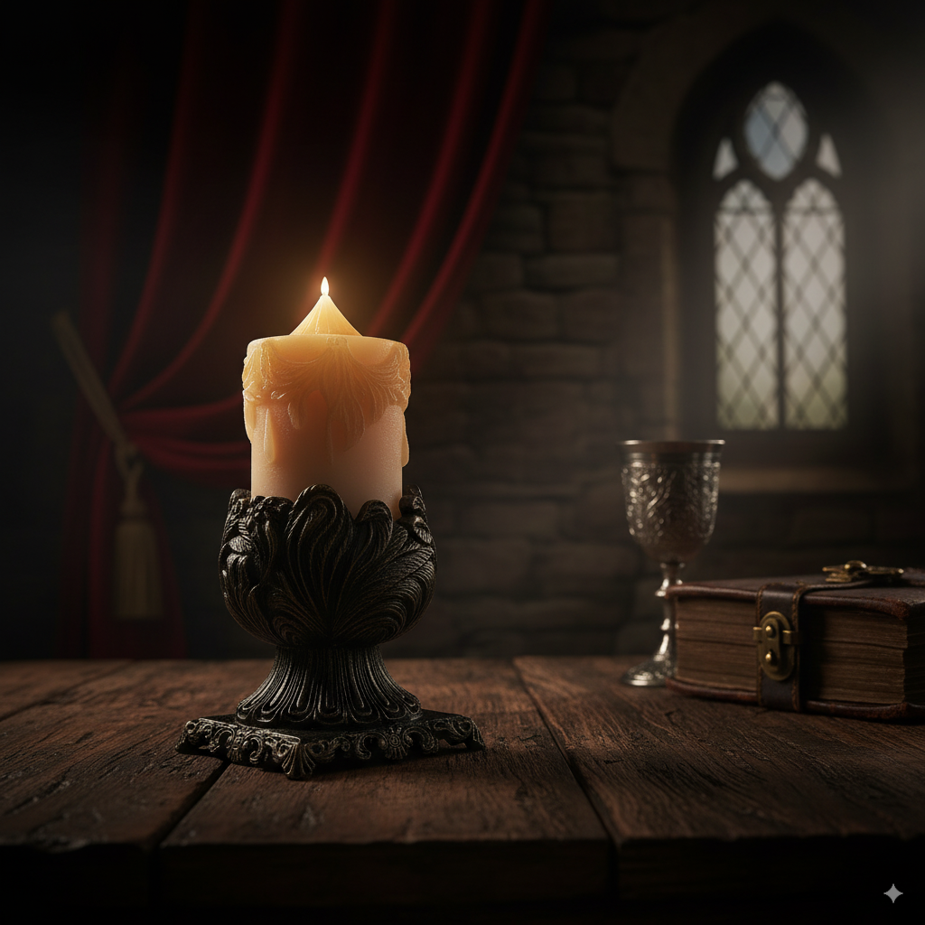 "Eternal Radiance" Candle with holder