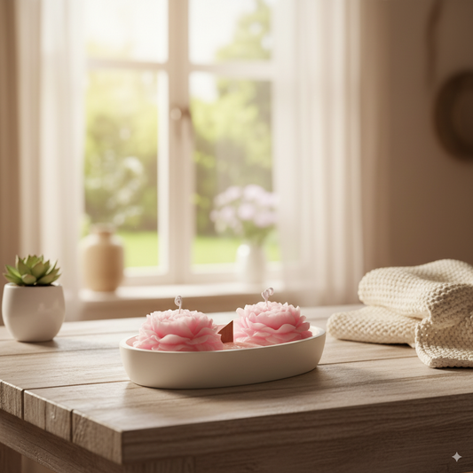 "Blushing Peonies" Candle